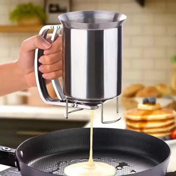 Stainless Steel Kitchen Flour Tool Mix Funnel Dispenser(1 Set) - Picture 13 of 13